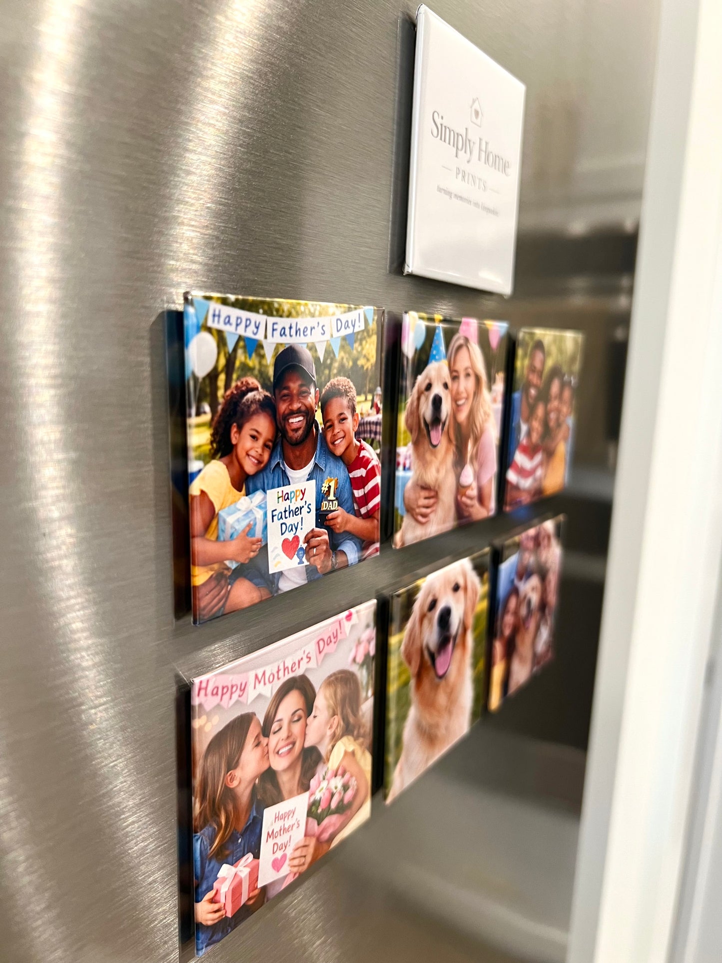 6 Custom Photo Magnets