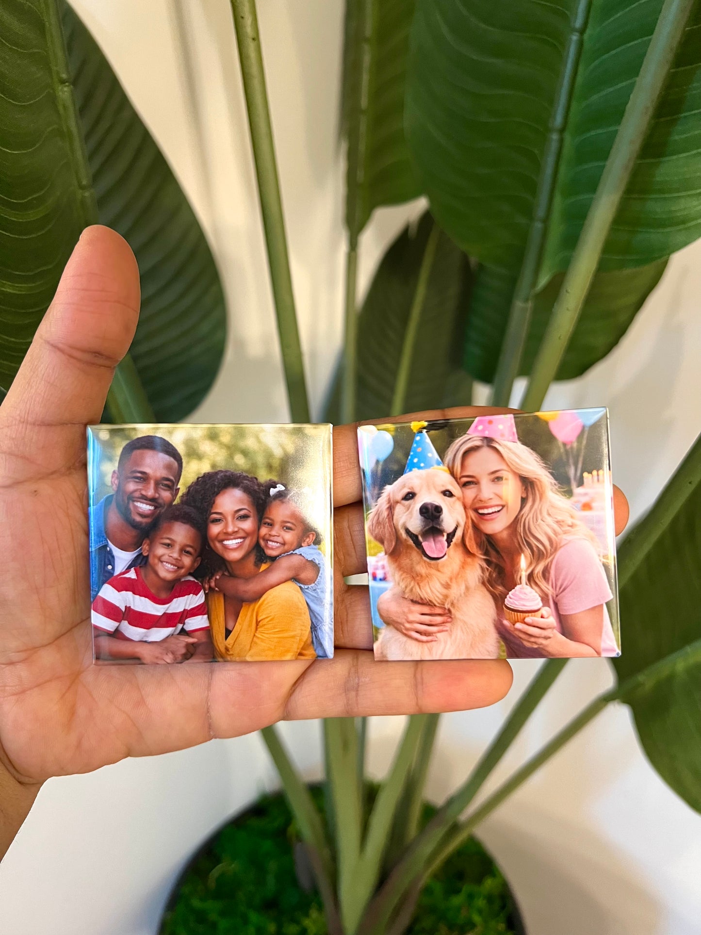 6 Custom Photo Magnets